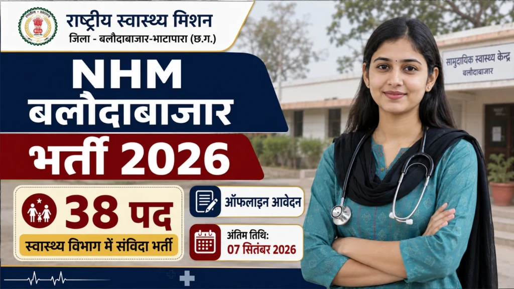 NHM Balodabazar Recruitment 2026
