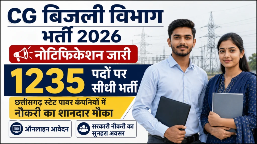 CG Bijli Vibhag Vacancy 2026